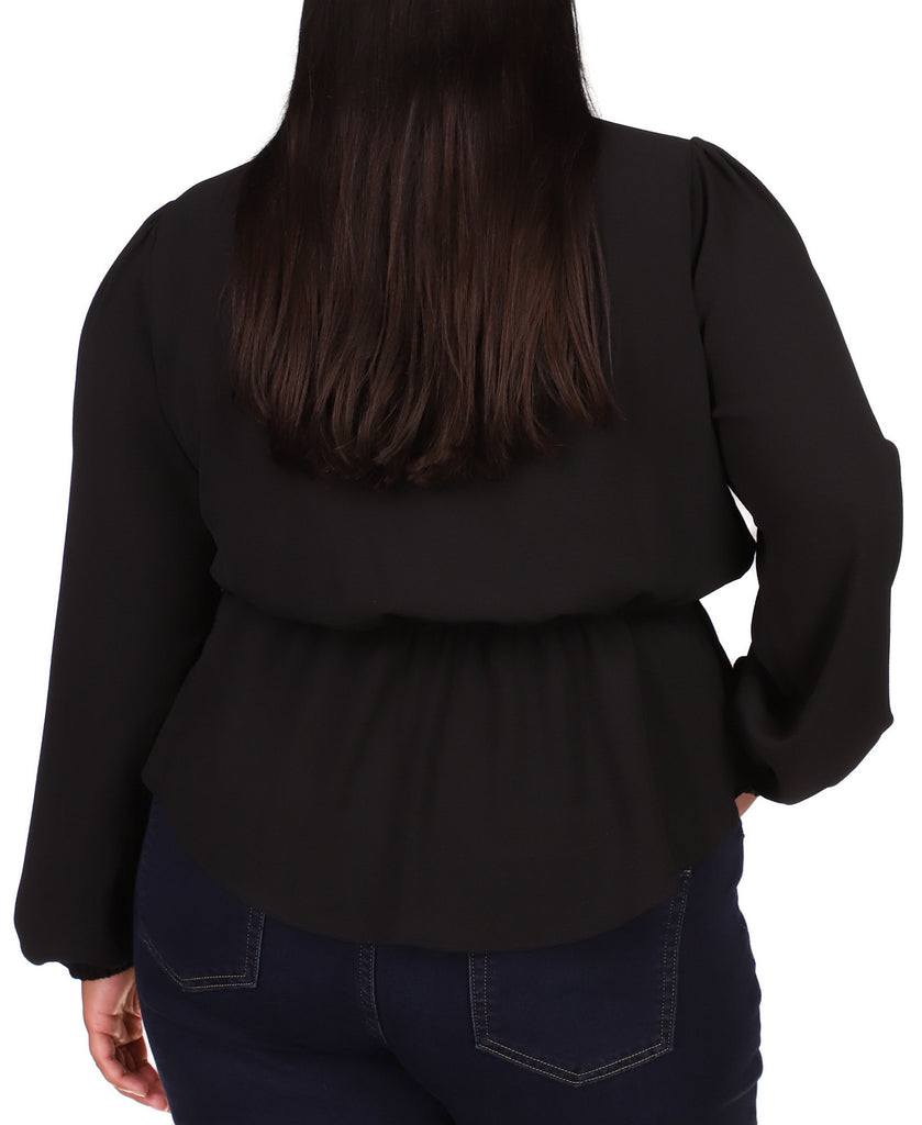 MICHAEL Michael Kors Women Plus Plus Size Wrap Top