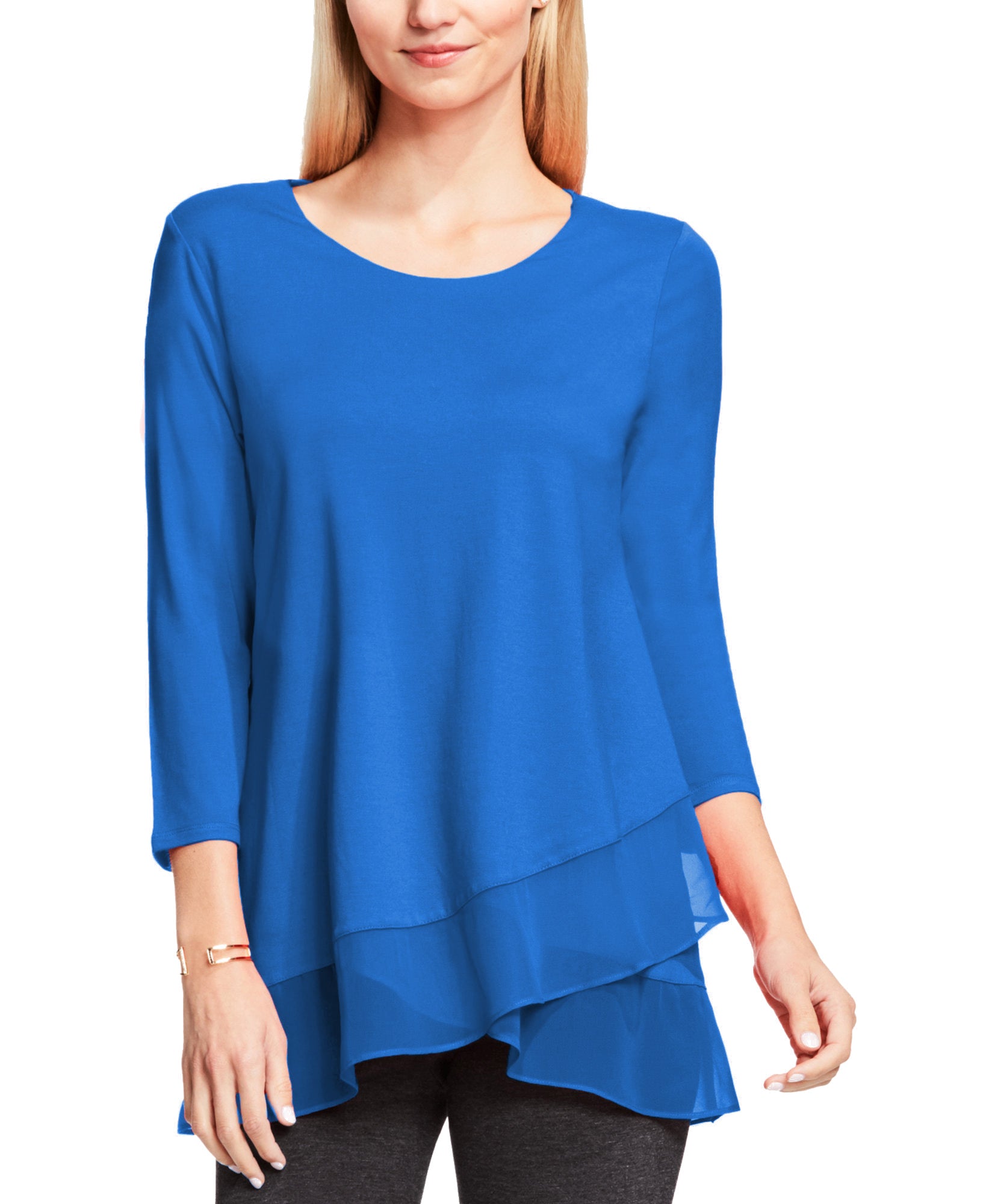 Alfani Women's Bliss Tunic Blouse – Floral Print, Long Sleeve, 100% Nylon (Regular Fit) - View #11