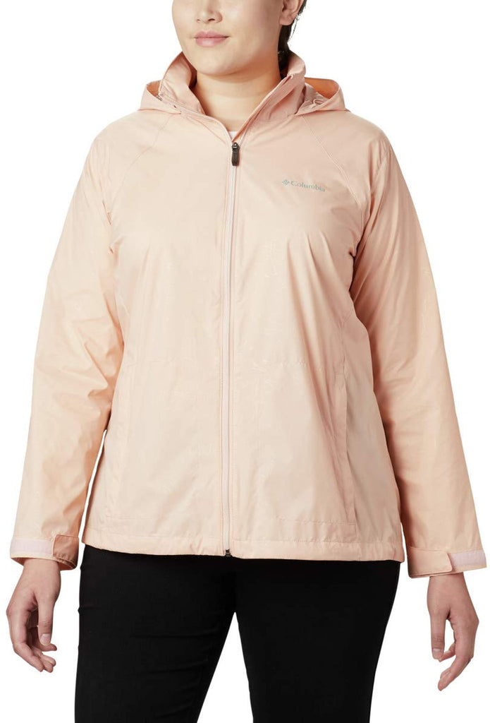 Columbia Women Plus Switchback III Jacket Peach Cloud