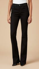 Style & Co Women Tummy Control Bootcut Jeans Noir