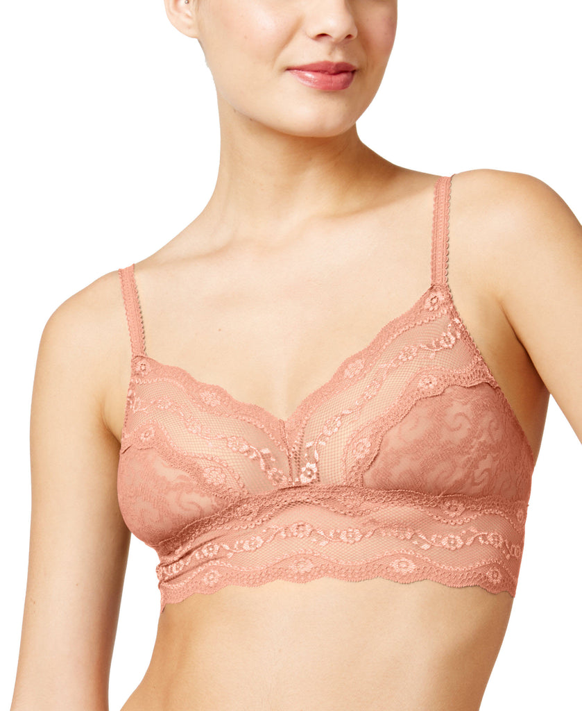 b.temptd Women Lace Kiss Bralette 910182 Fusion Coral