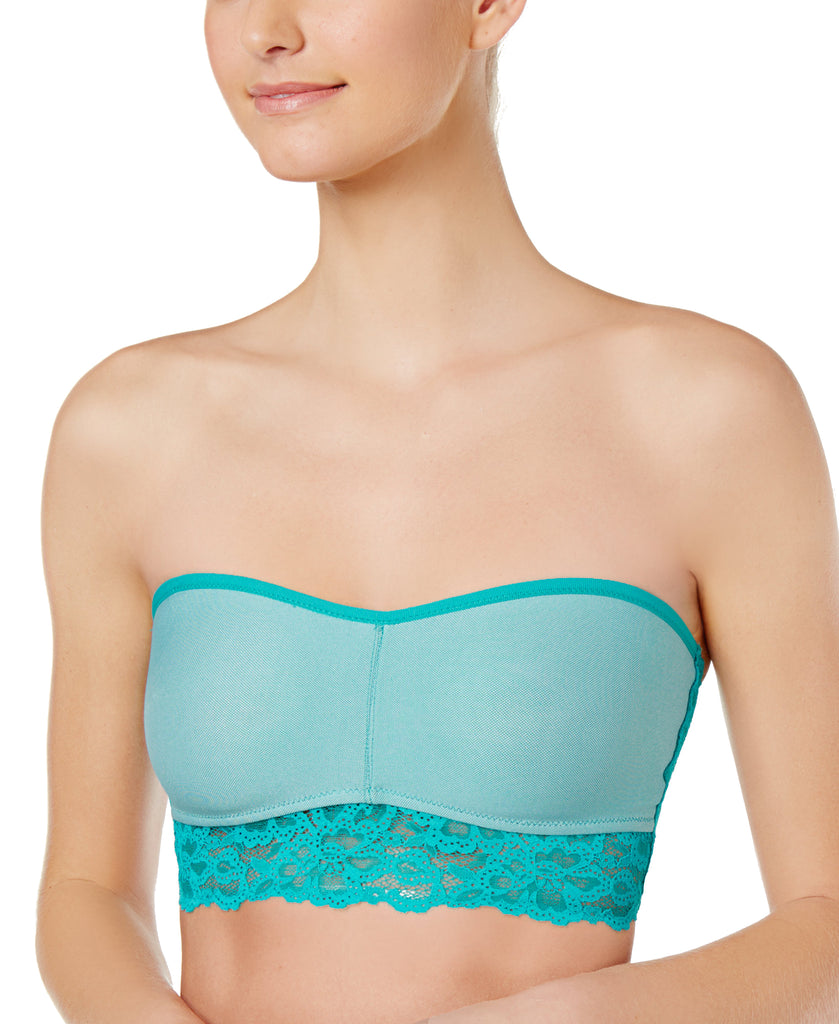 b.temptd Women b. Charming Sheer Lace Bandeau 910232 Lapis