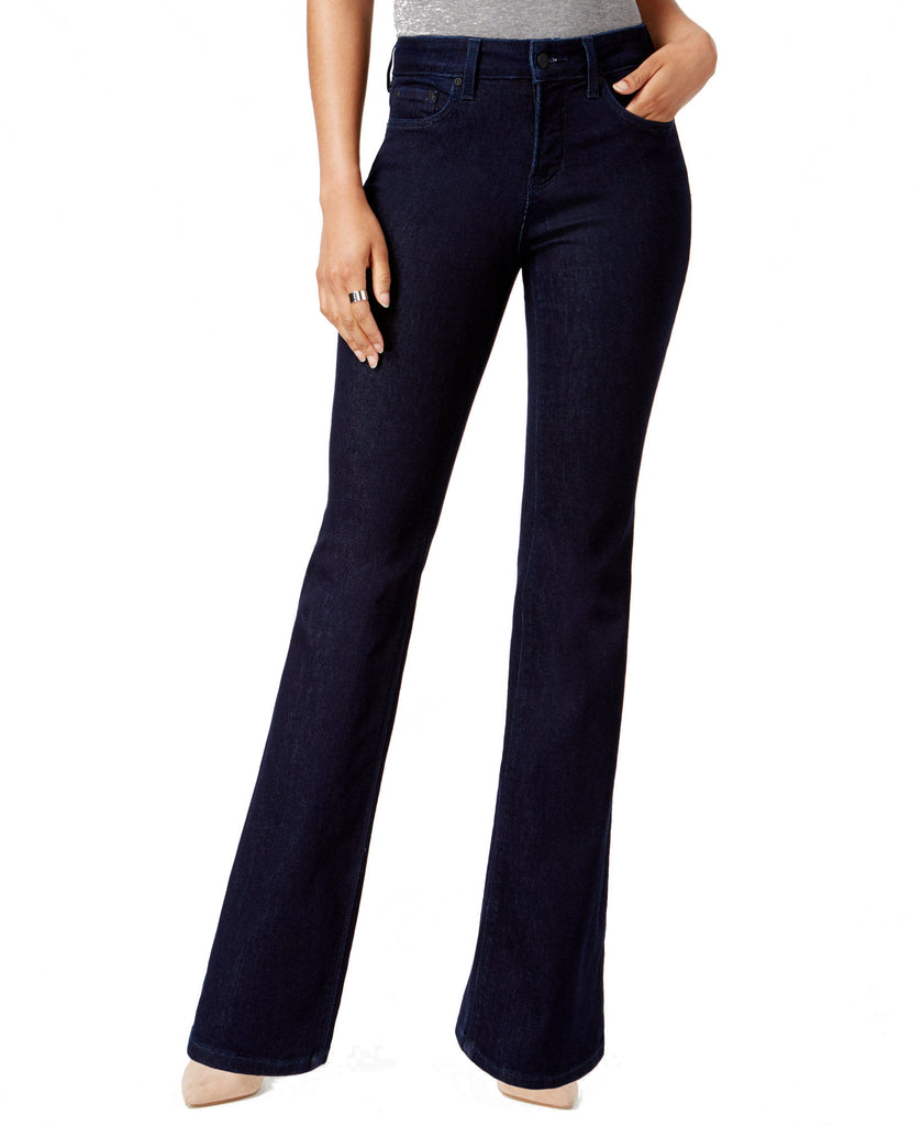 NYDJ Womens Barbara Tummy Control Bootcut Jeans Rinse