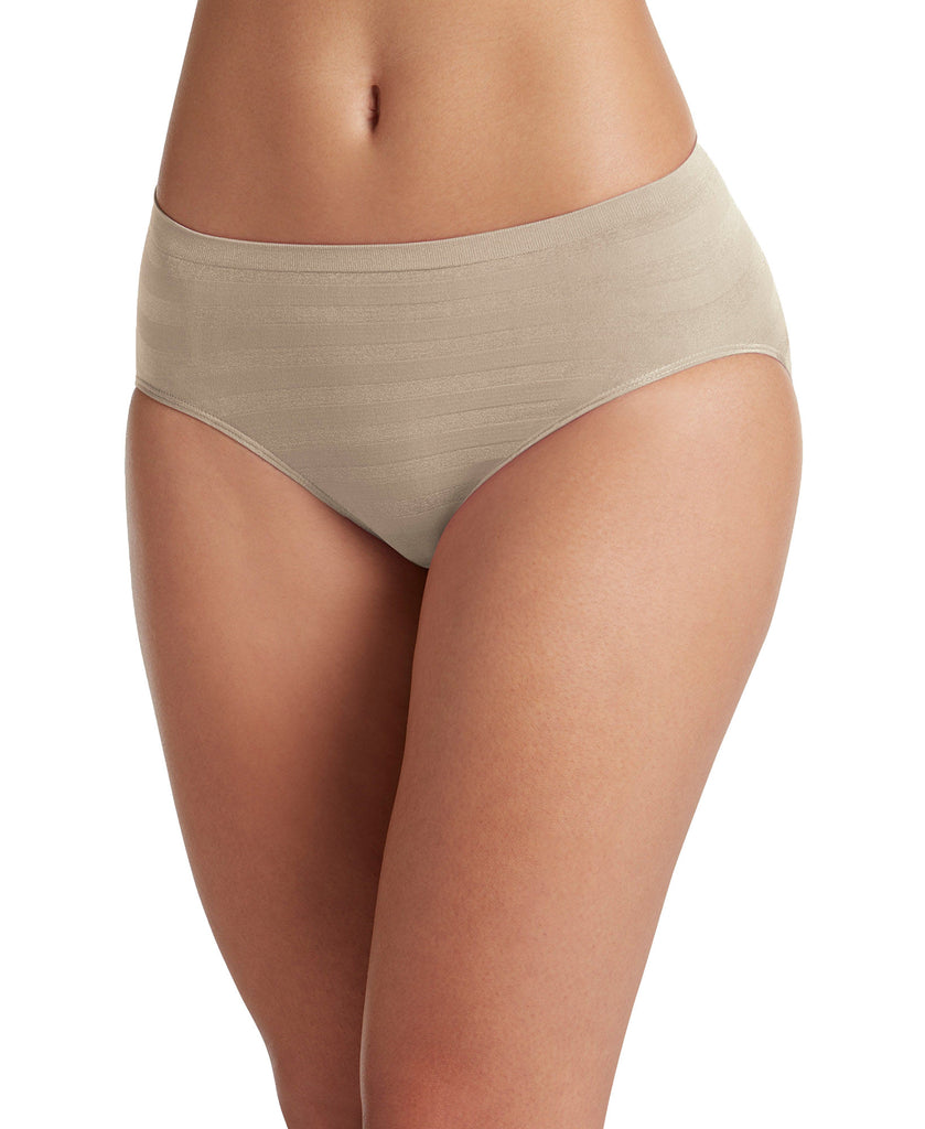 Jockey Women Seamfree Matte and Shine Hi Cut Underwear 1306 Grey