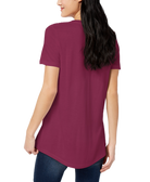 Maison Jules Women Scoop Neck T Shirt