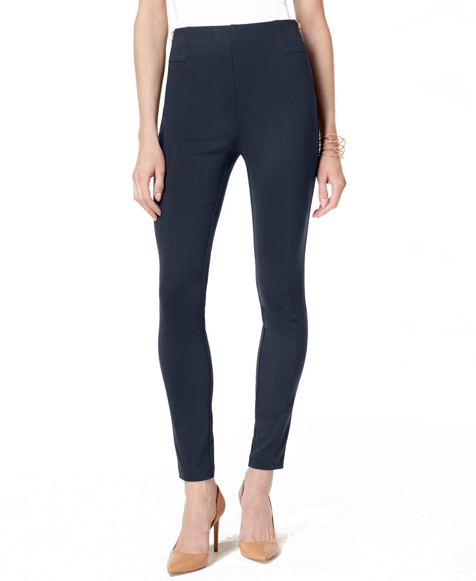 INC International Concepts Women High Waist Skinny Pants Deep Twilight