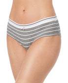 Jenni by Jennifer Moore Women Printed Hipster Charcoal Stripe