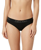 Black Calvin Klein underwear on a white background