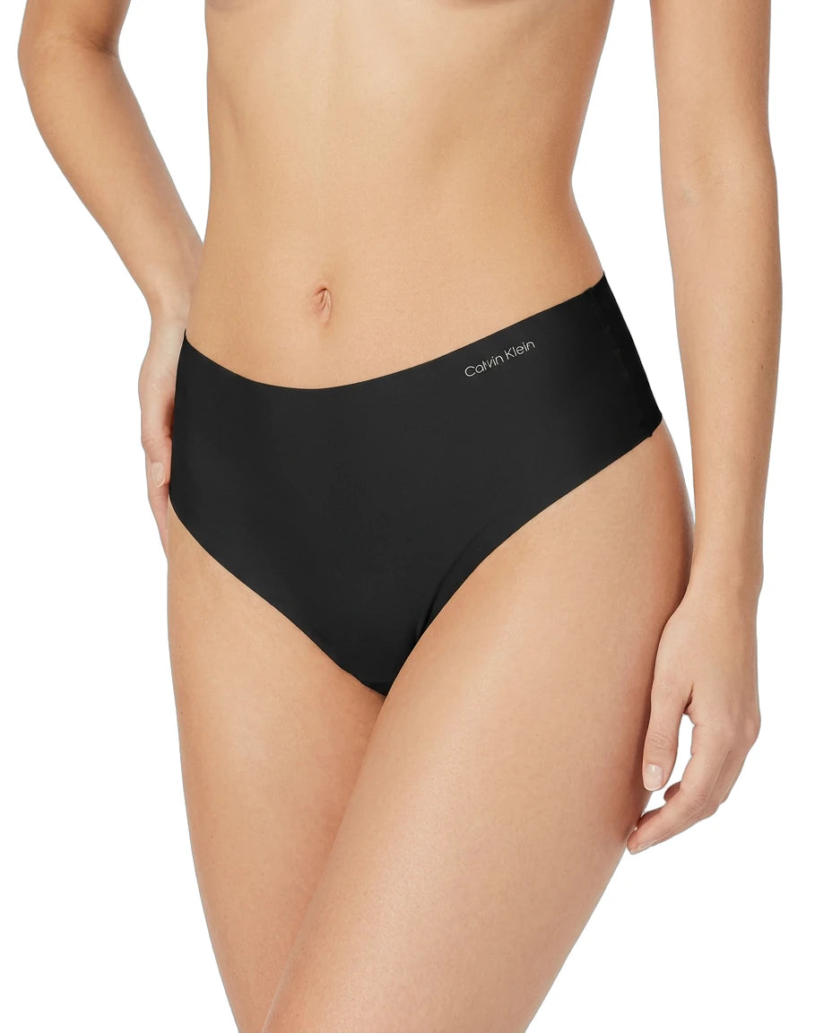 Black Calvin Klein underwear on a white background