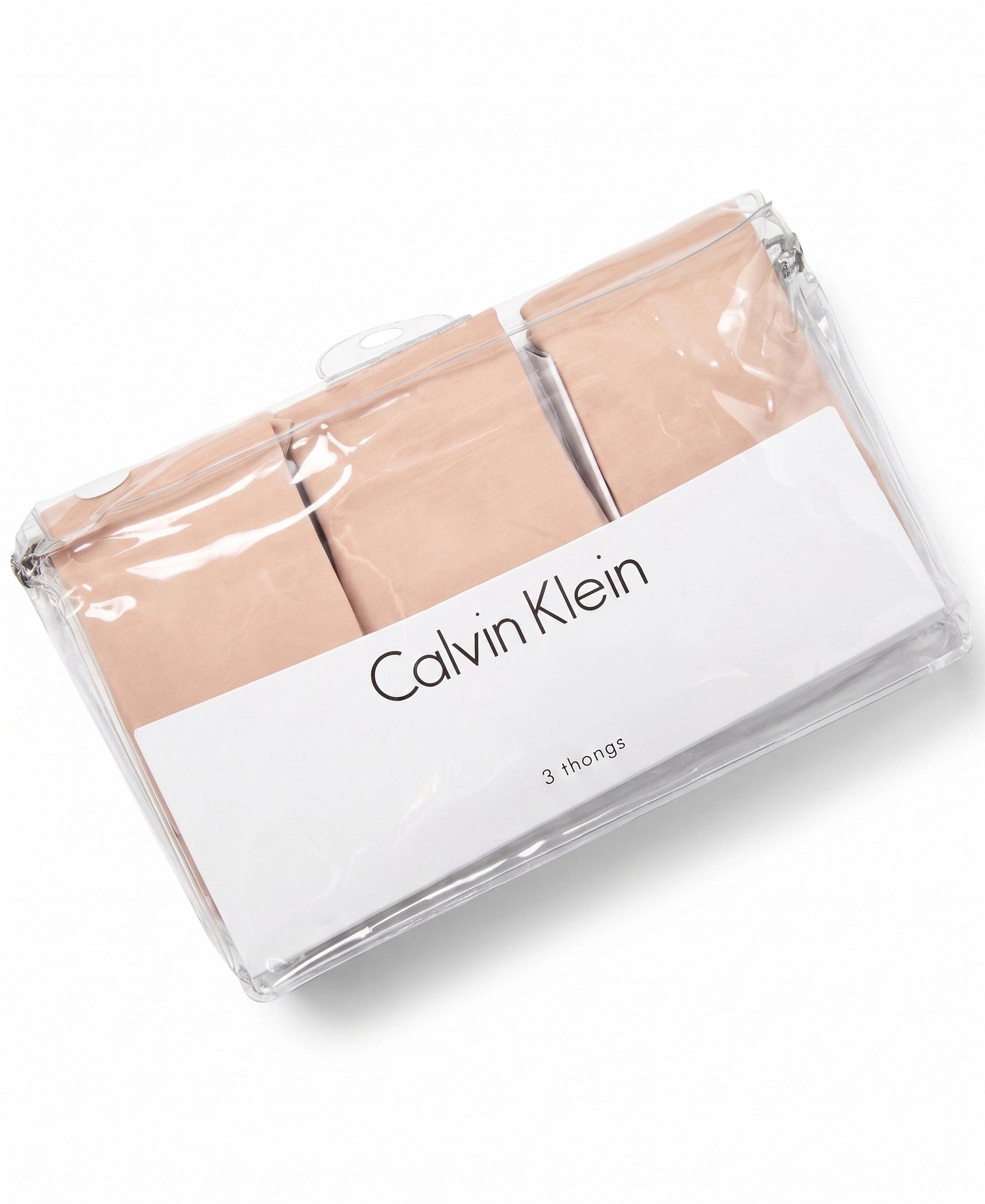 Calvin Klein Women Invisibles 3 Pack Thong Underwear QD3558