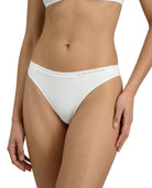 White Calvin Klein underwear on a white background