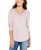 Hippie Rose Women Scoop Neck T Shirt Mauve
