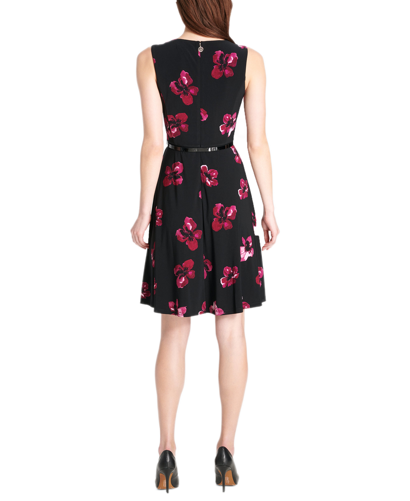 Tommy Hilfiger Women Floral Belted Fit & Flare Dress