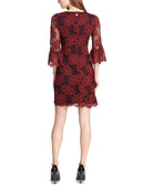 Tommy Hilfiger Women Lace Bell Sleeve A Line Dress