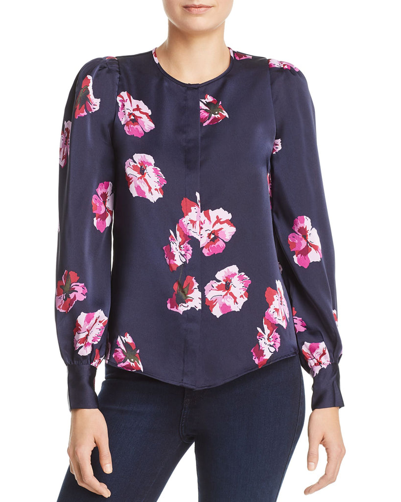 Joie Women Antonela Floral Print Blouse Midnight