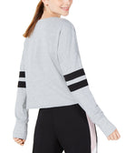 Material Girl Metallic Graphic Varsity Stripe T Shirt