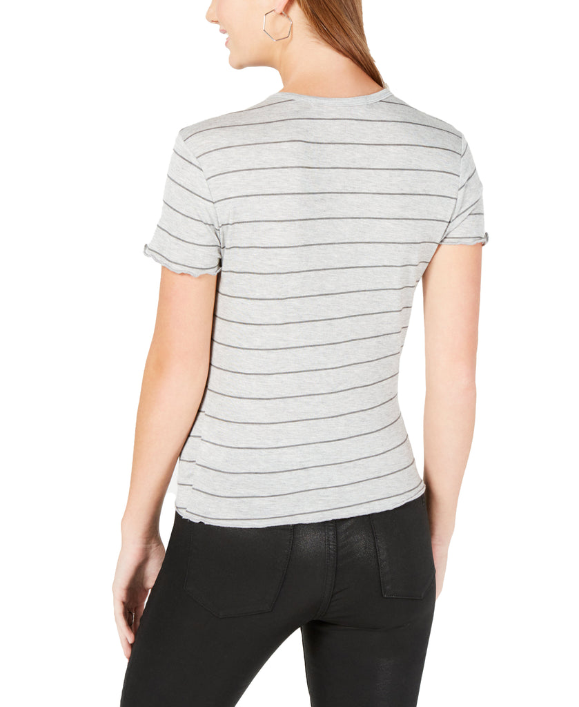 Rebellious One Go With The Flow Striped Graphic T Shirt