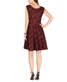 INC International Concepts Women Sequined Lace Fit & Flare Dress