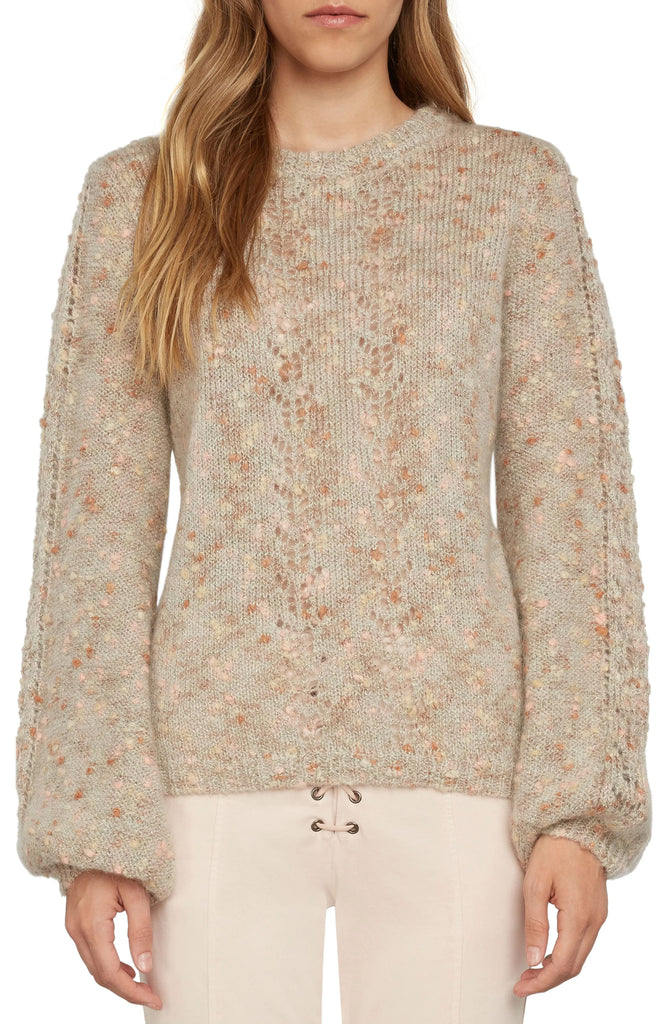 Willow & Clay Women Tie Back Sweater Beige