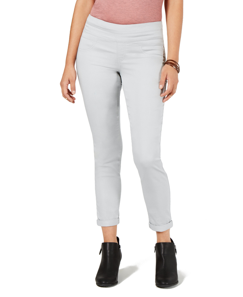 Style & Co Rolled Hem Skinny Pants Misty Harbour