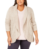 Karen Scott Women Plus Cocoon Cardigan Sweater