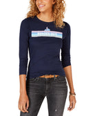 Freeze 24 7 Spaced Out Graphic Cotton T Shirt Navy