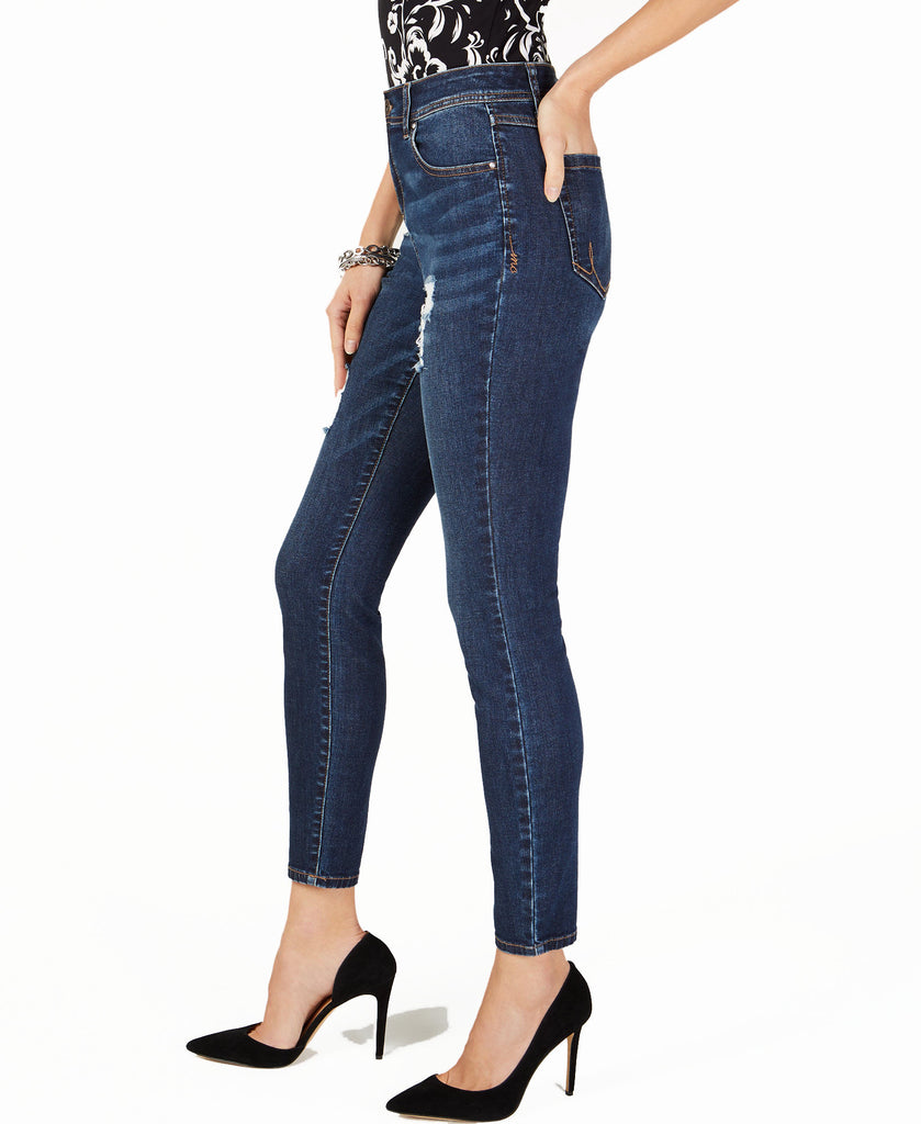 INC International Concepts Women Destructed Skinny Jeans