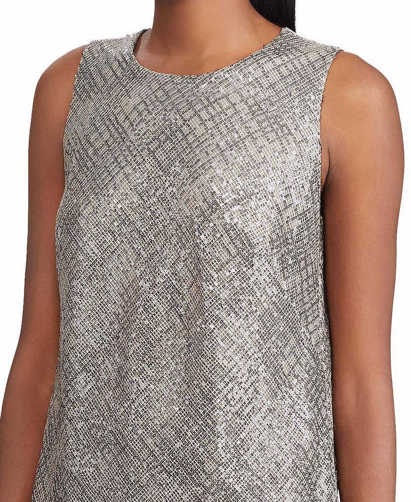 Lauren Ralph Lauren Women Sequin Sleeveless Dress