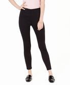 Maison Jules Women Flocked Dotted Skinny Pants Flocked Dot
