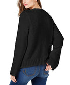 INC International Concepts Women Embellished Popcorn Sweater