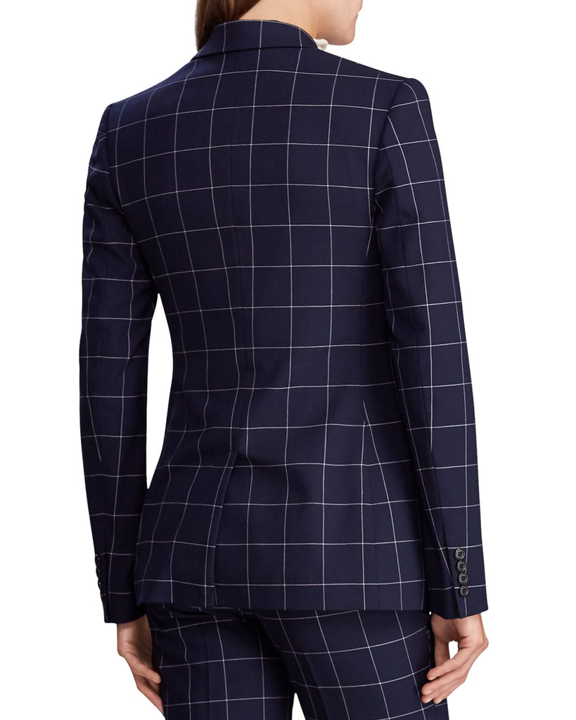 LAUREN Ralph Lauren Women Windowpane Check Blazer