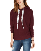 Ultra Flirt Waffle Knit Hoodie Winetasting