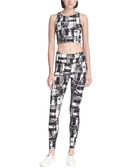 DKNY Women Sport Escape Printed Low Impact Racerback Sports Bra DP8T6075