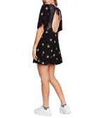 Free People Women Mockingbird Open Back Mini Dress