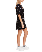 Free People Women Mockingbird Open Back Mini Dress