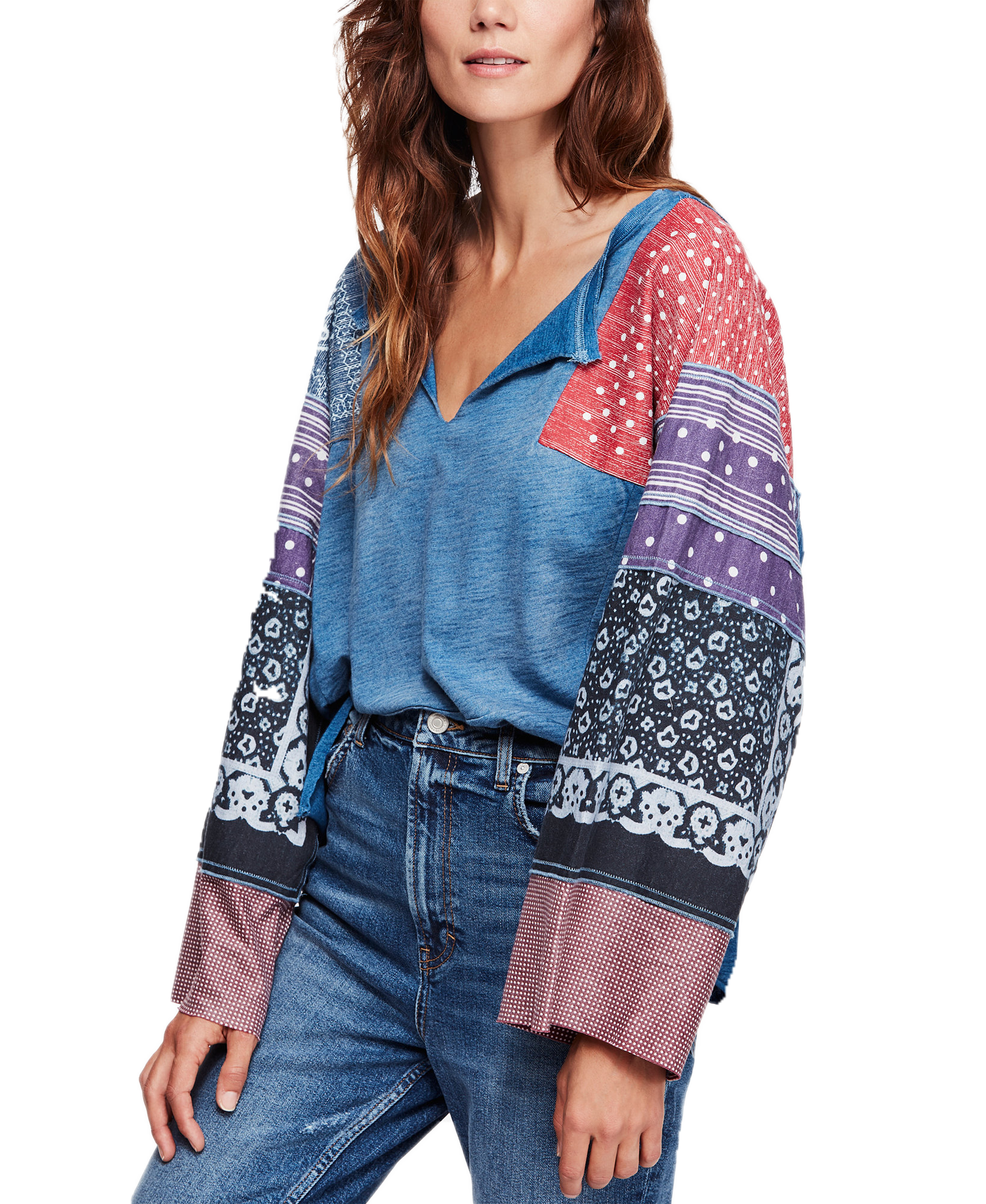 Free People Women Shibuya Tunic Indigo