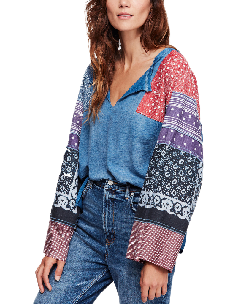 Free People Women Shibuya Tunic Indigo