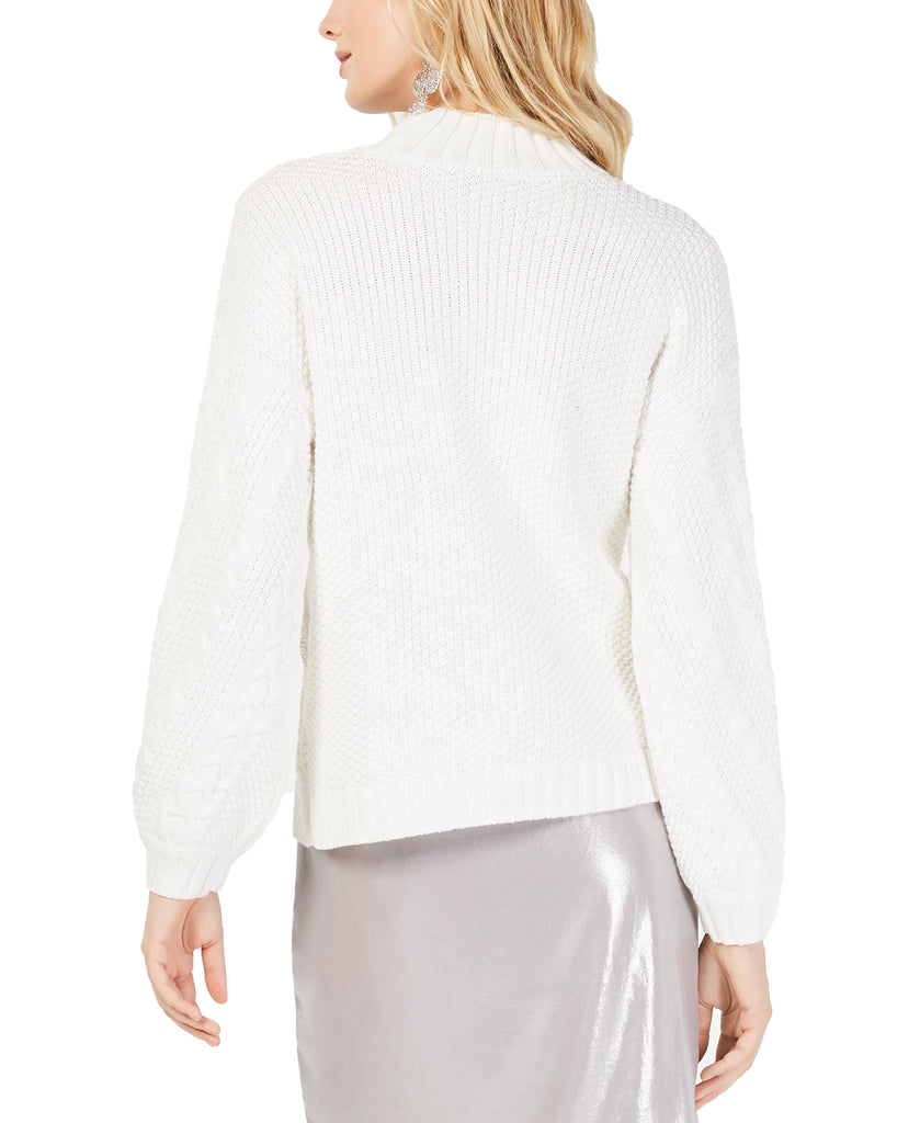 INC International Concepts Women Cable Knit Pullover Sweater