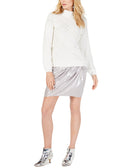 INC International Concepts Women Cable Knit Pullover Sweater