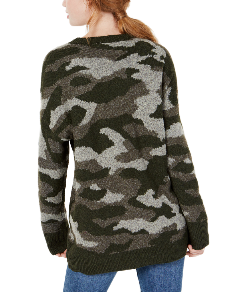 Ultra Flirt Camo Pullover Sweater