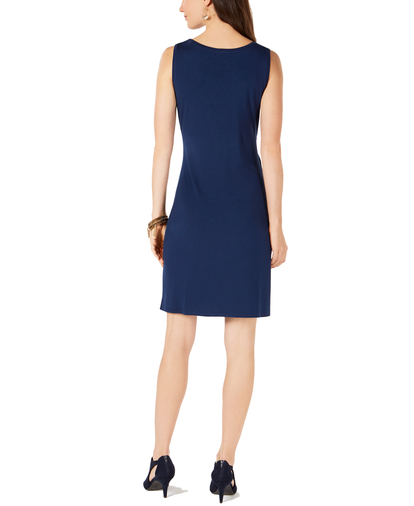 Style & Co Women Sleeveless Tie Front Dress