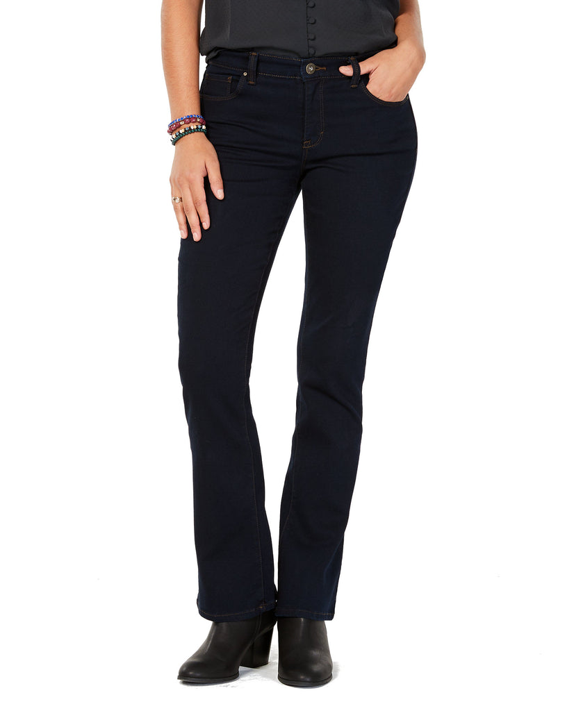 Style & Co Women Petite Tummy Control Bootcut Jeans Rinse