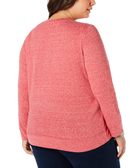 Style & Co Women Plus Reindeer Sweatshirt