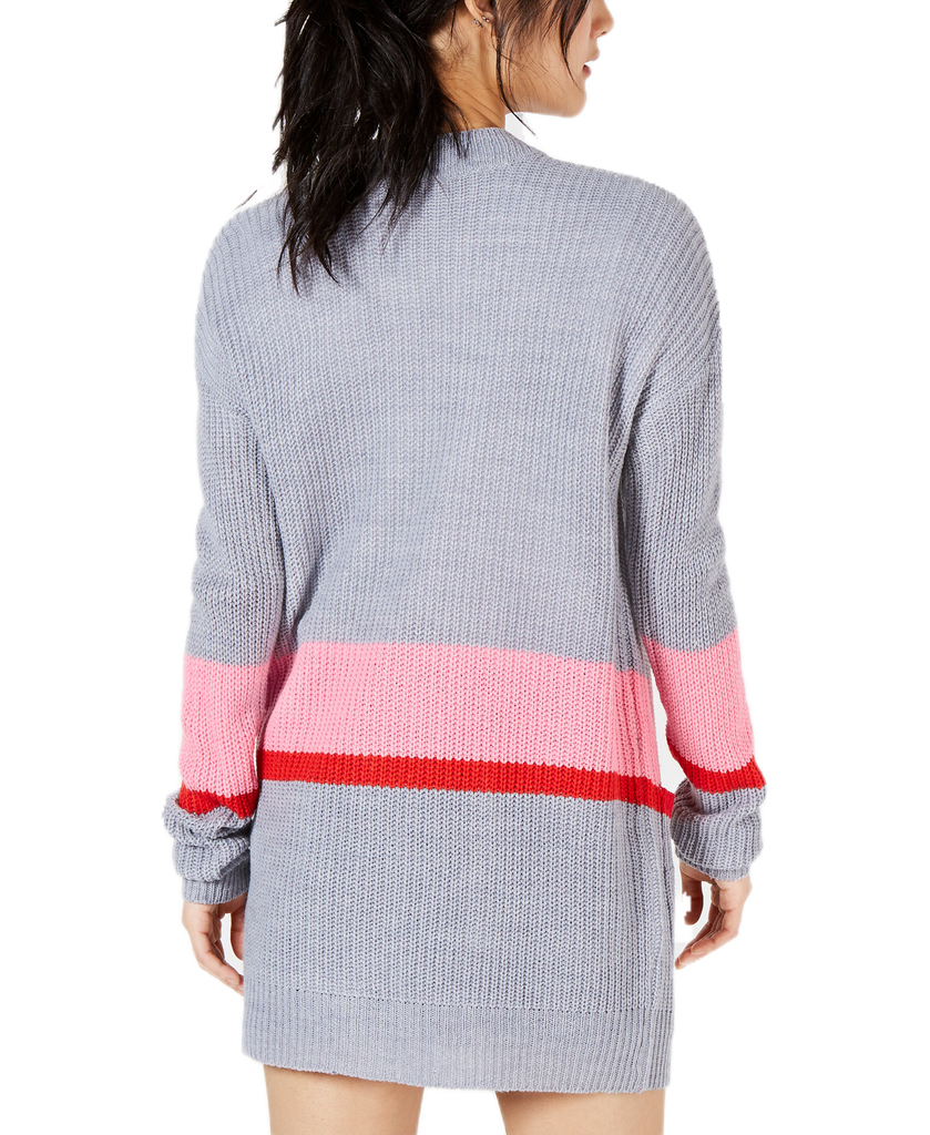 Ultra Flirt Colorblocked Long Cardigan