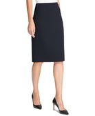 DKNY Women Long Pencil Skirt Classic Navy
