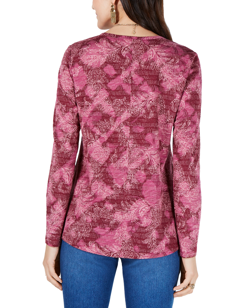 Style & Co Printed Top