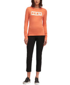 DKNY Women Block Letter Logo Sweatshirt