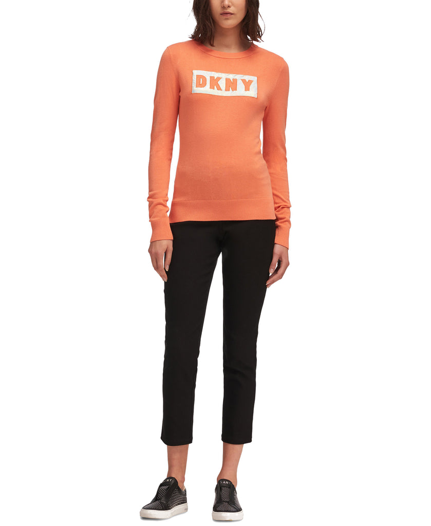 DKNY Women Block Letter Logo Sweatshirt