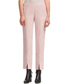 DKNY Women Front Slit Straight Leg Pants Blush