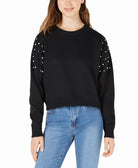 Freshman Imitation Pearl Sweatshirt Anthracite